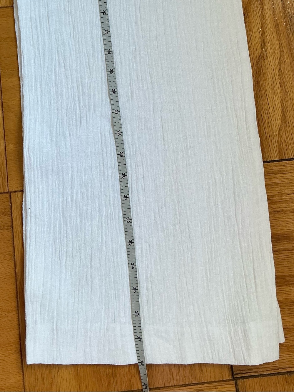 Yves Saint Laurent Cream Drawstring Wide-Leg Pants - Picture 7 of 10